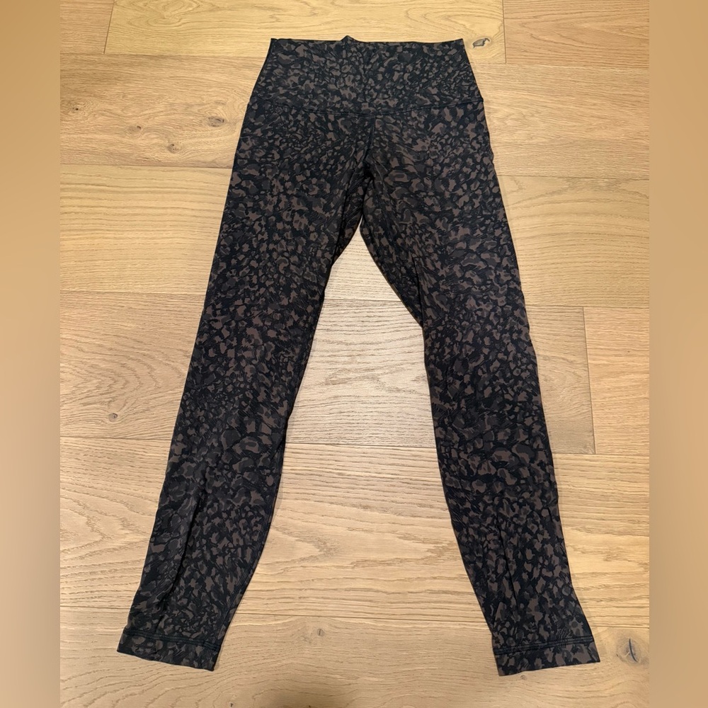 Lululemon Align Black and Brown Patterned Yoga Pants